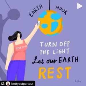 Earth Hour Day – Saturday 28th March
