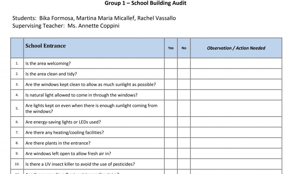 Ekoskola School Audit