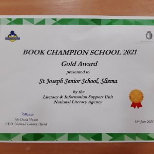 Book Champion School 2021 – Gold Award